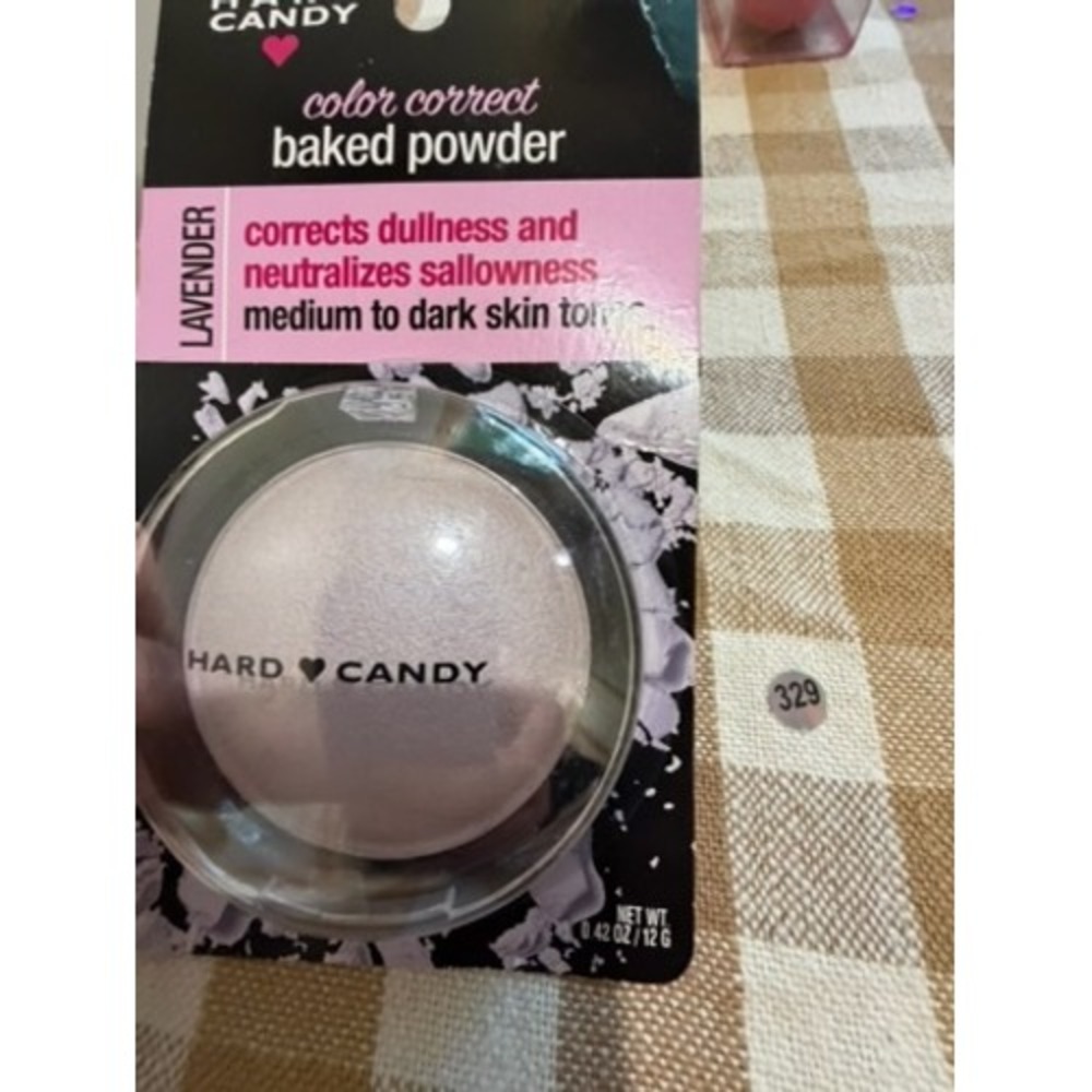 Hard Candy Color Correct Baked Powder Lavender 329 Medium to Dark Skin Tones 12g